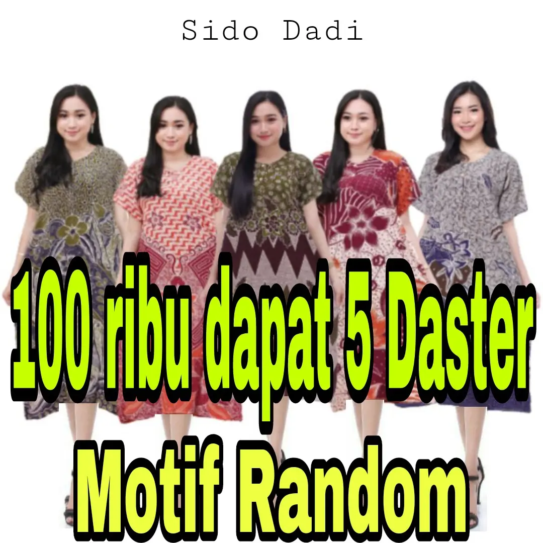 100ribu dapat 5 daster daster busui daster batik daster wanita daster dewasa Bumil Rayon Tidur Motif Bunga cantik