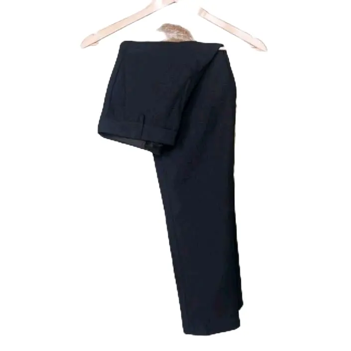 Celana Kerja kantor formal pria dewasa  Panjang Casual warna hitam abu bahan Katun Semi woll Slimfit Premium Slim Fit 5