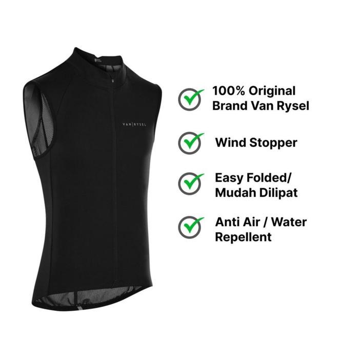 Gambar Vest Van Rysel Rompi Sepeda Road Bike Gowes Original 100% dari Mekar World Shop Kab. Sleman Tokopedia