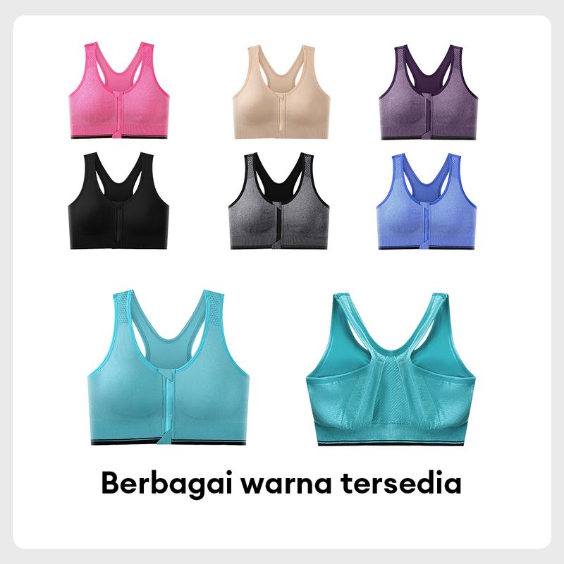 Bh Bra Push Up Style  Busa Tipis Motif Polos  Seamless  Pakaian Dalam Wanita High Quality Dewasa Remaja Nyaman Dipakai Setiap Hari Ritsleting Depan Pakaian Dalam Olahraga Terbaru 2023 7