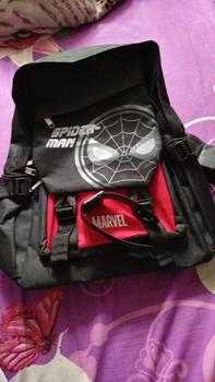 Product Review of Tas Ransel Sekolah Anak SD Kepala Otot Iron Man Captain Spiderman Kanvas Fashion Bag from C**g 0