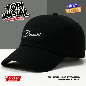 Topi Hitam Baseball Dewasa Nama Bulan Januari Februari Maret April Mei Juni Juli Agustus September Oktober November Desember Trucker Hitam Fasion Aksesoris