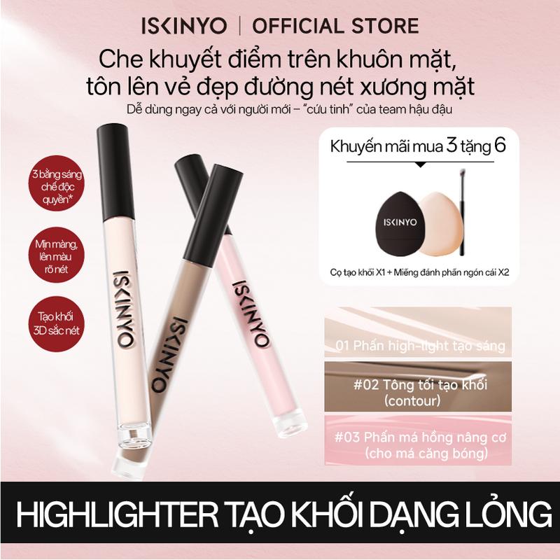 ISKINYO Kem highlight và tạo khối