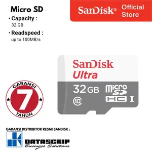 SANDISK Ultra 32 Gb Microsd Class 10 Speed 100Mbps (NA) Storage
