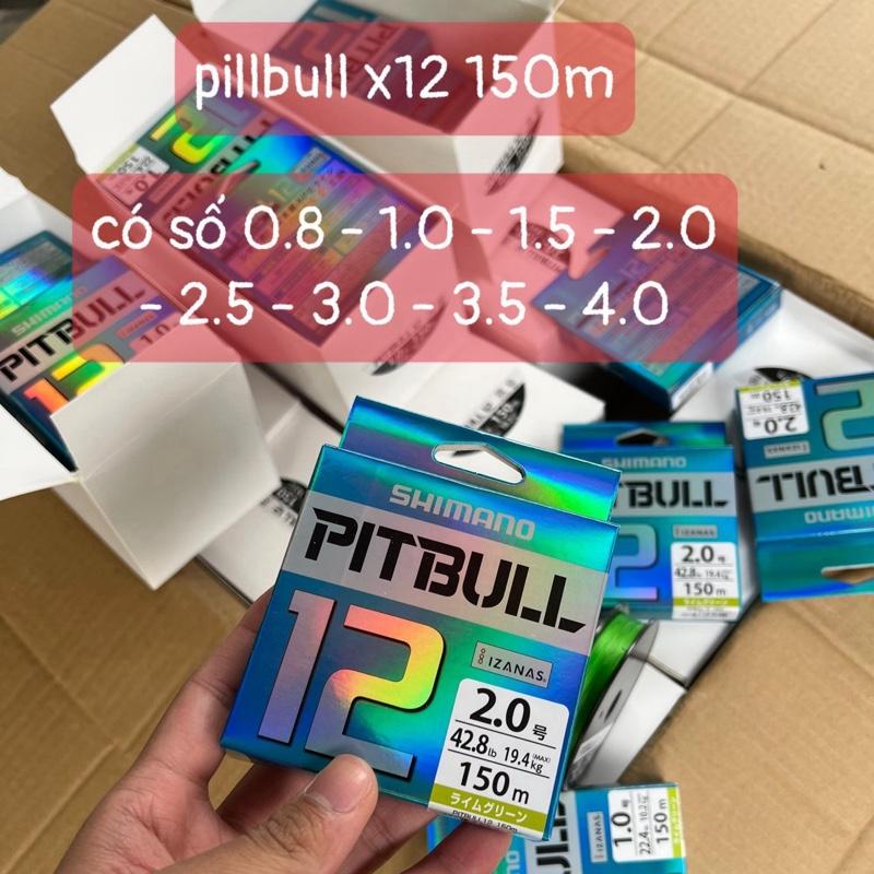 Dây Dù Câu Cá PE Pitbull X8 - X12 đủ size