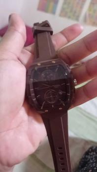 Product Review of JAM TANGAN WANITA TIERRA TR-2202 FASHION ORI TANGGAL AKTIF TALI RUBBER from s**a 0