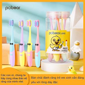 Bàn Chải Đánh Răng Lông Mềm, Cao Cấp, Dành Cho Bé Và Trẻ Em, Đầu Siêu Mảnh, Bảo Vệ Nướu, Thích Hợp Cho Trẻ Em, Sinh Viên Và Trẻ Em, Xô Đánh Răng, 6 Chiếc