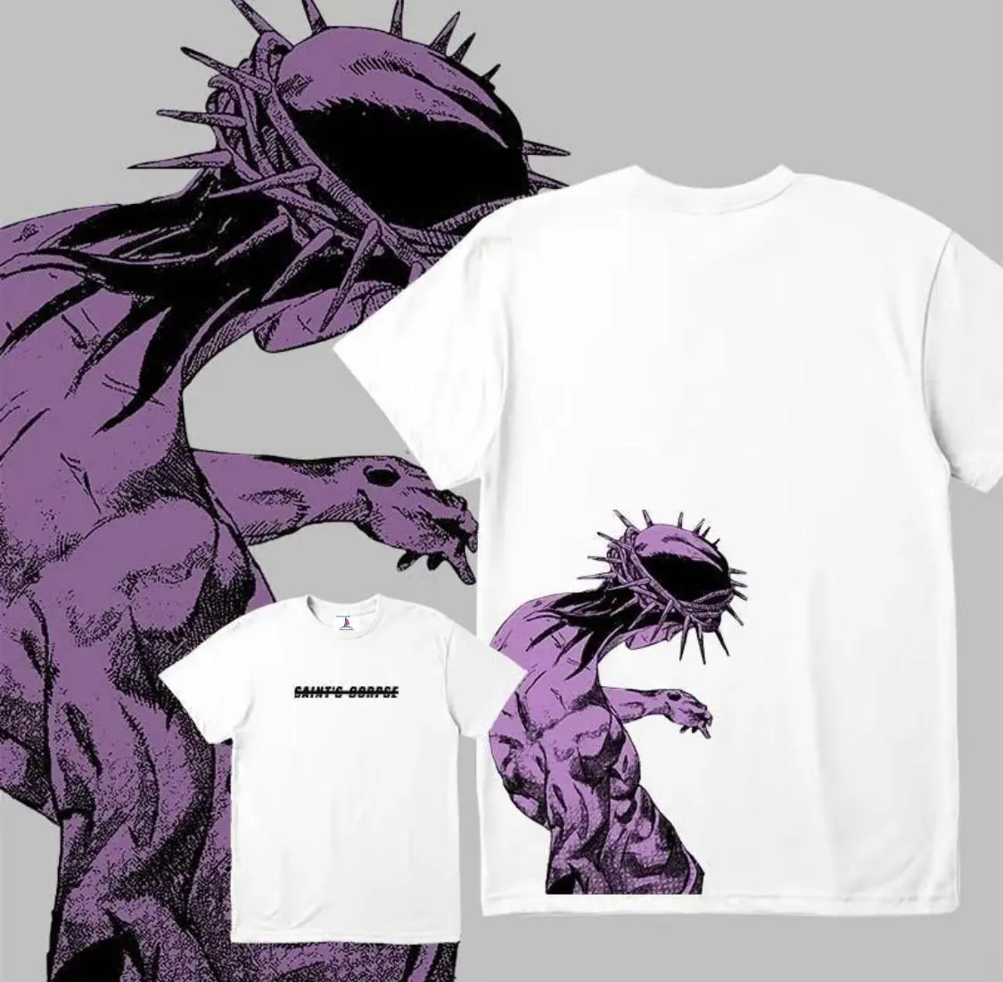 Kaos Pria Merek Trendi Trendi Cocok untuk Musim Panas, Lengan Pendek dan Setengah Lengan, Kaus Atasan Tampan dan Pemuda