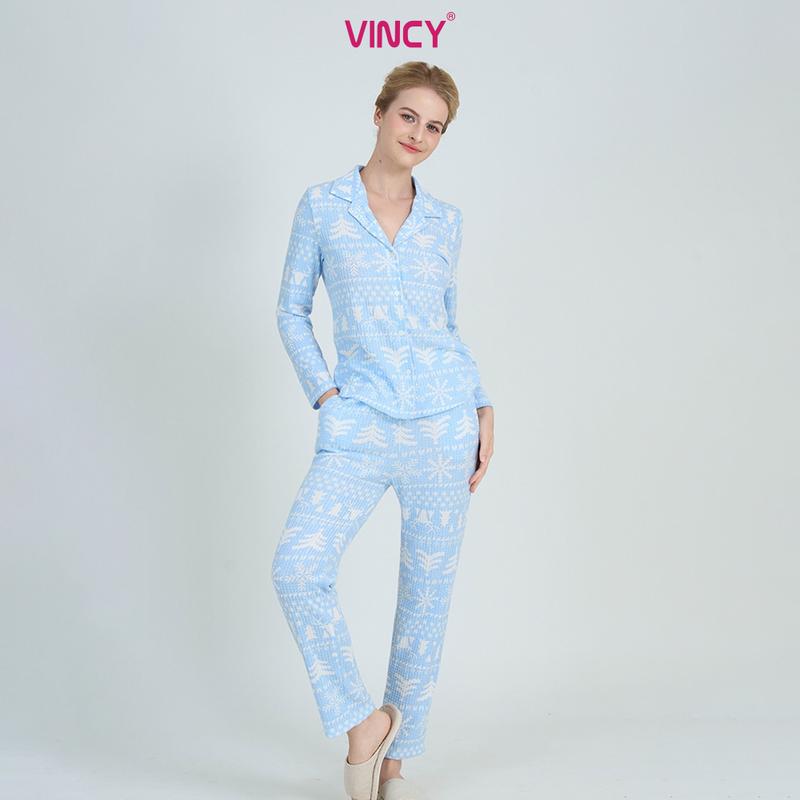  BỘ PIJAMA THUN DÀI TAY SANG TRỌNG CHO THU ĐÔNG BTD071W81 