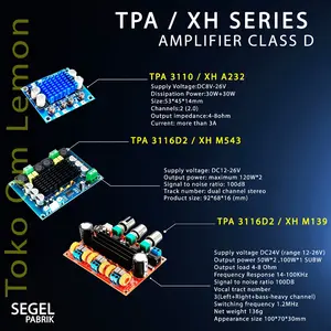 TPA3110 XHA232 TPA3116D2 XHM139 XHM543 POWER AMPLIFIER CLASS D