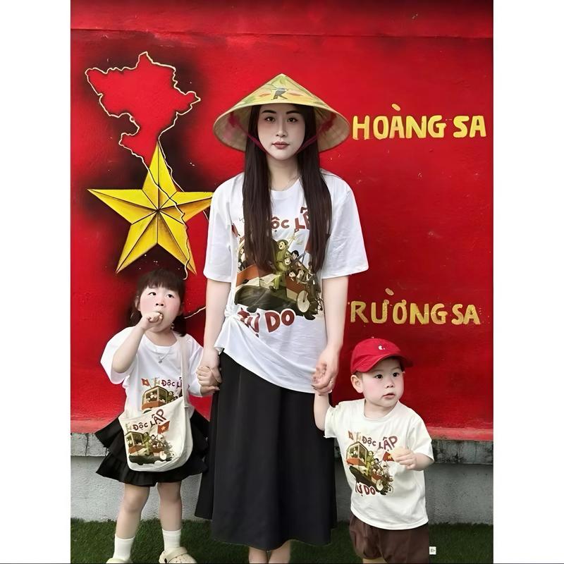 Áo thun yêu nước hình in ĐỘC LẬP TỰ DO lá cờ Việt Nam sắc nét chất cotton thoáng mát phù hợp cho cả nam và nữ 5