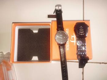 Product Review of DISKON  Evans Jayden Jam Tangan Pria 9953-1 Rantai Stainless Steel Analog Sapphire Glass Water Resistant 5ATM Watches Kaca from u**7 0