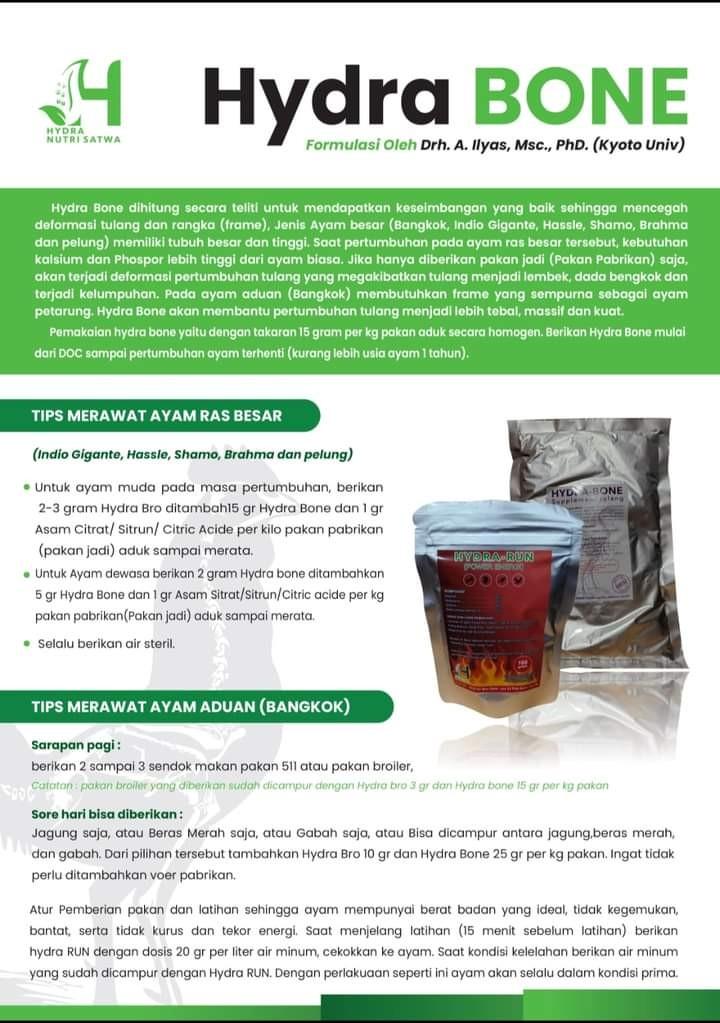 Product Introduction of hydraBone suplemen tulang 2