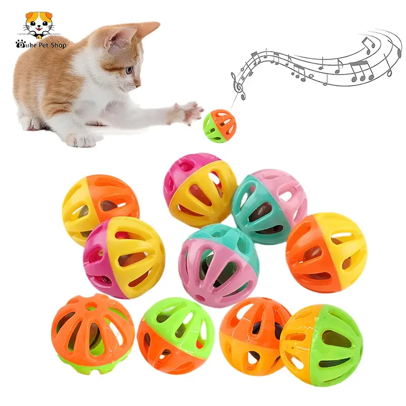Mainan kucing Bola Lonceng Mancing Anjing dan Kucing 0