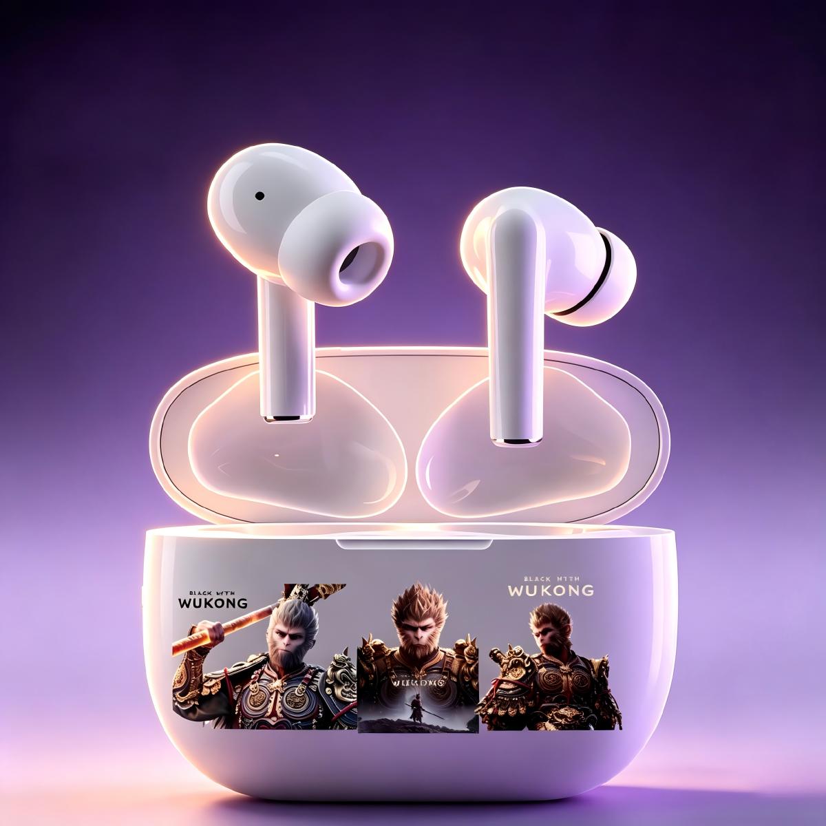 Black Myth WukongAI TranslationTWSNirkabelEarphone BluetoothHandsfree, Bluetooth 5.3, IPX5, Mikrofon Bawaan, efek suara HIFI, cocok untuk olahraga, Smart Touch, kompatibel dengan ponsel dan tablet, dll. Black Myth WukongAI TranslationTWSNirkabelEarphone BluetoothHandsfree, Bluetooth 5.3, IPX5, Mikrofon Bawaan, efek suara HIFI, cocok untuk olahraga, Smart Touch, kompatibel dengan ponsel dan tablet, dll.