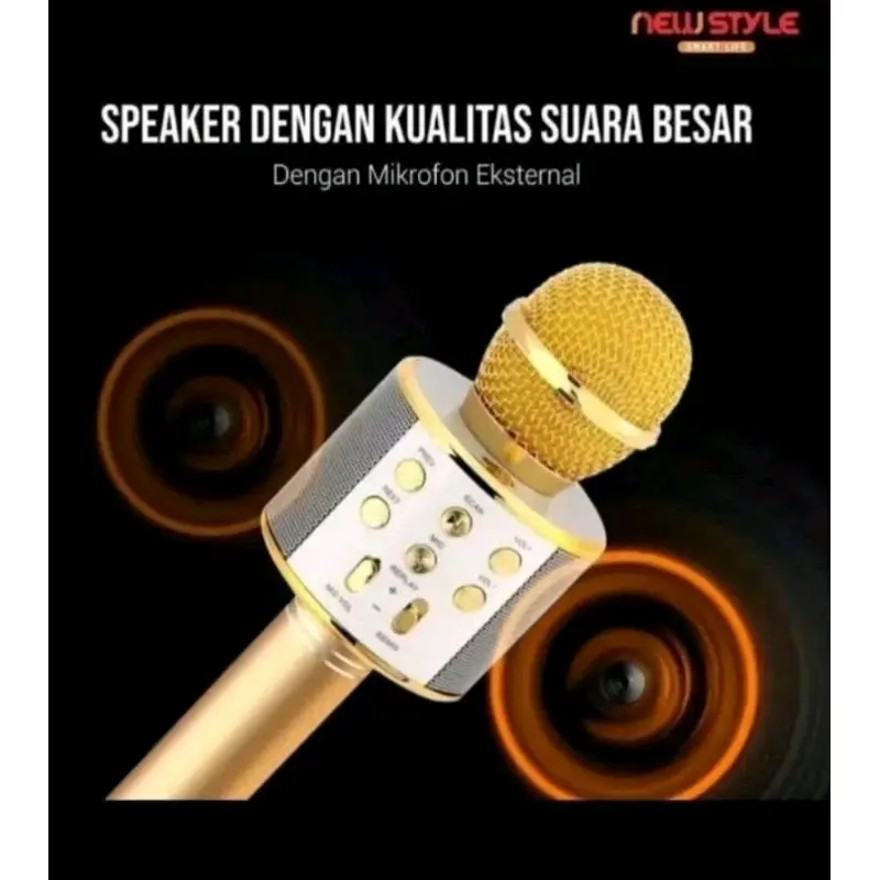 Mic Karaoke Bluetooth  Wireless Microphone smule Rayirainashop 3
