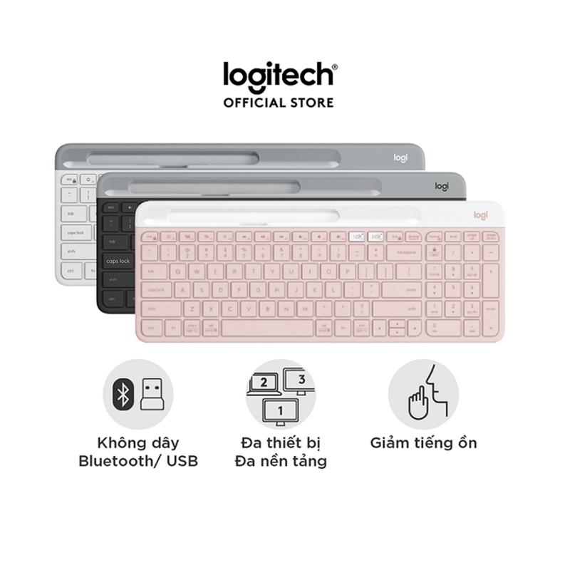 Bàn phím không dây Bluetooth Logitech K580 - Đa thiết bị, mảnh gọn, PC/ iPad ban  phim