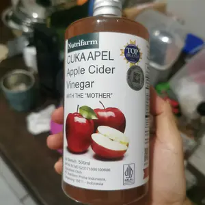 NUTRIFARM CUKA APEL 500ML WITH MOTHER / FREE CHIA SEED 10GR