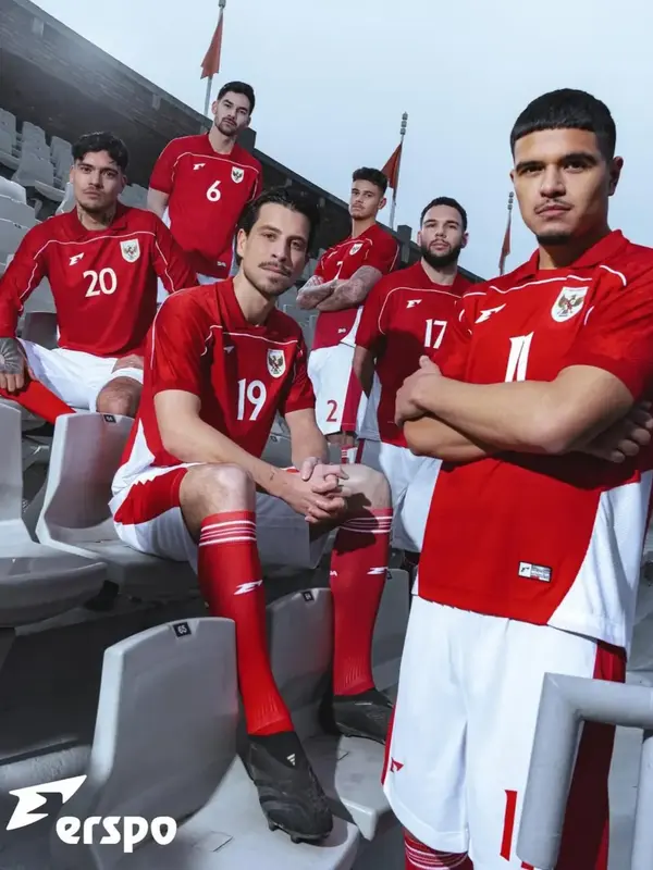 Jersey Erspo Premium Timnas Indonesia Terbaru - Home Red 1
