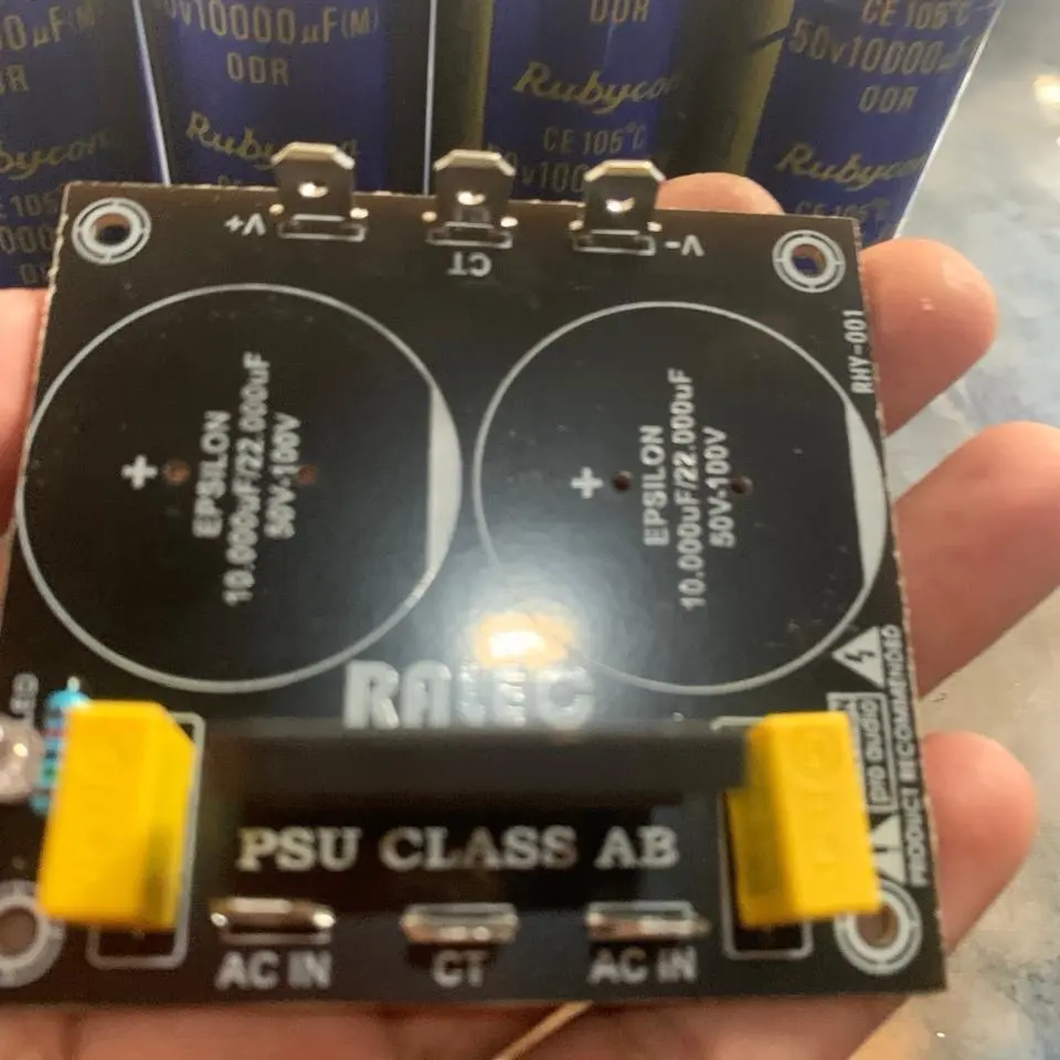 PCB PSU siap pakai 2 elco