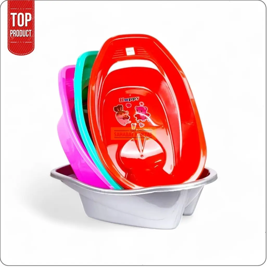 Bak Mandi Bayi Tempat Mandi Bayi Christina Oval Silver & Warna Diansari