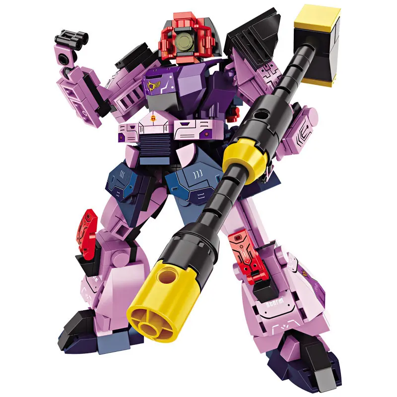 JAKI Mainan Blok Bata JAKI DIY Robot Balok untuk Anak Laki-laki - Puzzle Susun 3D Bricks Nano Asli Hadiah 7