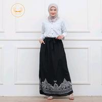 Rok Santriwati Motif Mbak Santri / Rok Batik Wanita Kekinian ...