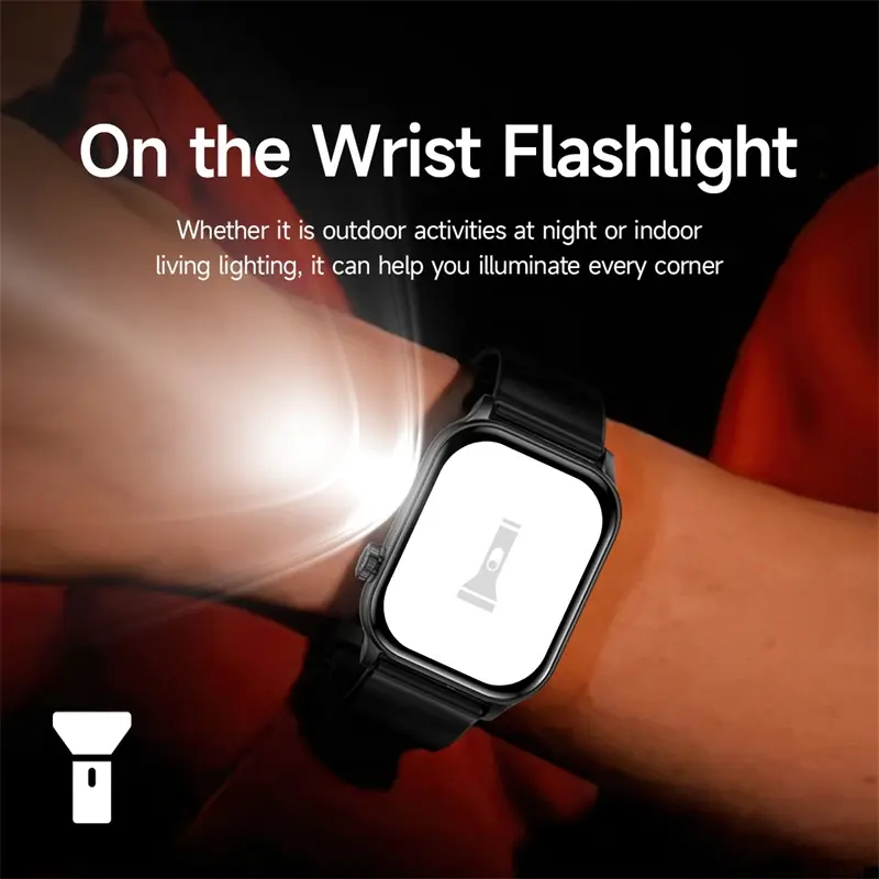【Eksklusiv DH.Gadget】SKMEI B58 Jam pintar | smartwatch wanita | senter tersendiri | AMOLED display | waterproof IP67 | Bluetooth phone call | Detak jantung  | oksigen darah olahraga fitness 4