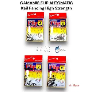 Kail Automatic Flip Hook Gamamis 1008 Pancing Anti Mocel ( FLAT )