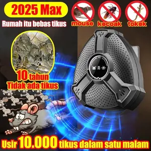 Alat Pengusir Tikus Kecoa Nyamuk Ultrasonik Sejati Super Drive Anti Hama Elektrik Pintar Frekuensi Tinggi Aman Ramah Lingkungan Efektif untuk Rumah Kantor Gudang
