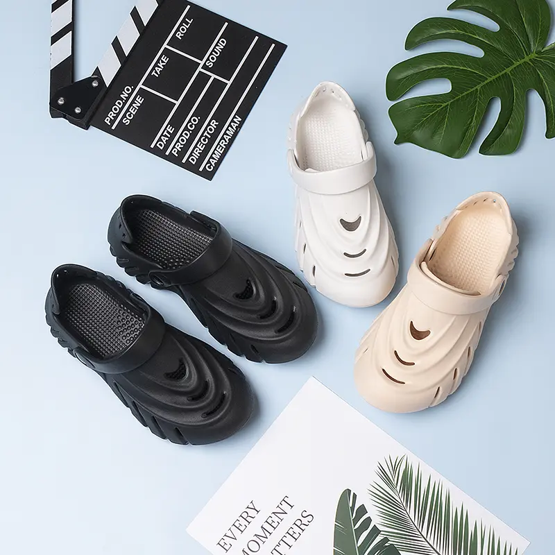 Dép Lê Ngoài Trời, Phong Cách Thường Ngày Chống Trượt, Dành Cho Nam Và Nữ, Cỡ Thông Dụng 36-46 Sandal Đế Bằng 1