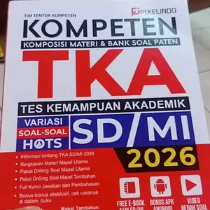 Buku Kompeten TKA SD / MI 2026 - Variasi Soal-Soal Hots