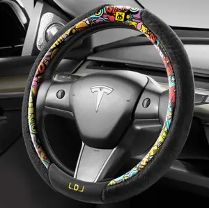 Cover Sarung Setir Stir Mobil Graffiti Kualitas Premium