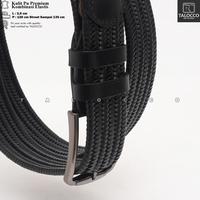 Gambar Talocco Ikat Pinggang Kulit Rajut Anyam Street Sabuk Wanita Dan Pria Belt Lebar 3.5cm - Hitam dari TALOCCO Kota Administrasi Jakarta Pusat 3 Tokopedia