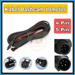 Kabel Dashcam 10meter 4pin / 5pin Kabel Kamera Belakang Mobil Dvr