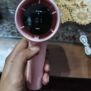 [CID] Kipas Angin Mini Portable USB Genggam N68 Layar LED Angin Kencang 100 High Speed Handheld Fan Digital Display