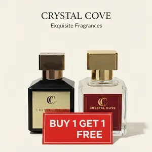 Crystal Cove Parfum Eksklusif - Beli 1 Gratis 1 - 12 jam EAU DE PARFUM Aroma Mewah & Tahan Lama