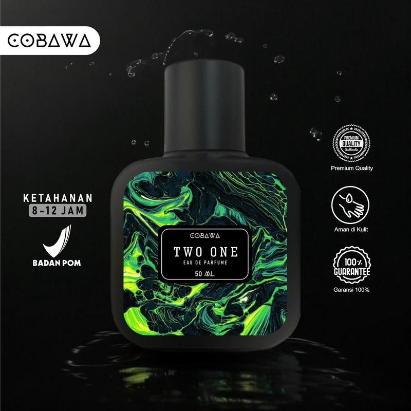 Cobawa Parfum Two One VIP Man Eau De Parfume 50 ml Parfum Cowok Perfume Tubuh Pria Wangi 2