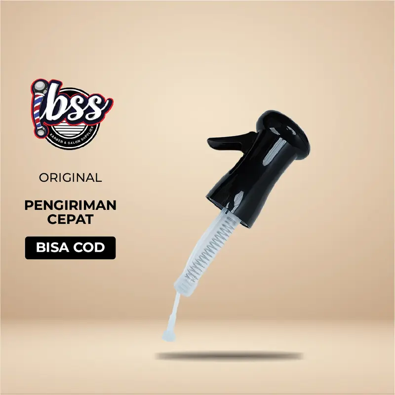 KEPALA SPRAY TRIGGER KEPALA BOTOL CONTINUOUS MIST SPRAY / IBSS / INDOBARBERSUPPLY 1