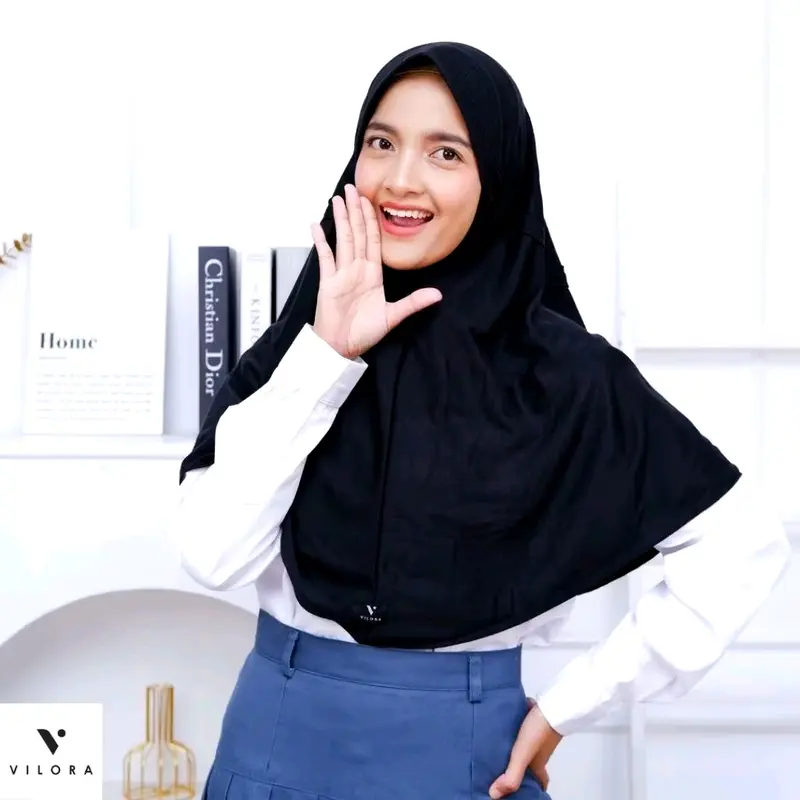 JILBAB SEKOLAH > (SD-SMA) >HIJAB INSTAN JERSEY PREMIUM QUALITY 2