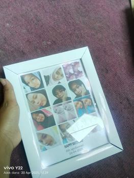 Product Review of ￼KADO GRID Foto Frame + LED | 12 Foto Frame/ GIFT FRAME / Kado Ulangtahun / Wisuda / Graduation/ Pernikahan / Anniversary / Foto GIFT BOX pvc untuk dinding kamar tidur unicorn wallpaper from s**w 1