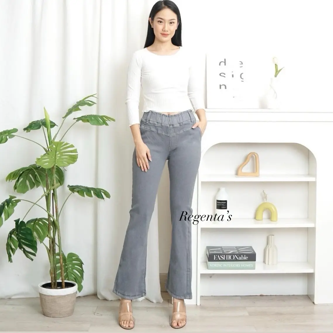 REGENTA’S CELANA JEANS WANITA SEMI CUTBRAY STRECH