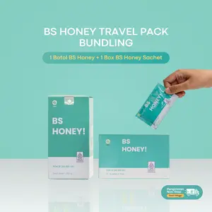 BS HONEY TRAVEL PACK BUNDLING 1 Botol BS Honey + 1 Box BS Honey Sachet