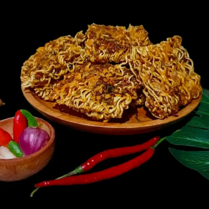 Mie Kering Daun jeruk (pedas,asin,manis)