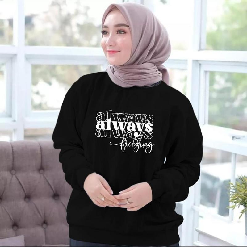 BAJU AL WAYS TERBARU - KAOS DISTRO WANITA KEREN LENGAN PANJANG TERLARIS 0