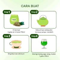 Gambar [ Free Kartu ] UGC Umi Green Coffee Kopi Hijau Original 250gram dari Umi Green Coffee Cod Kab. Banggai 4 Tokopedia