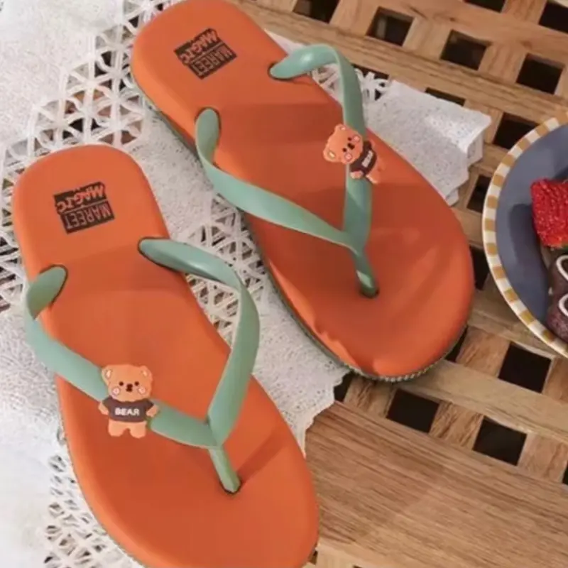 Sandal Jepit Wanita Sehari hari dalam ruangan Sendal Wanita Kekinian (Beard) Karet 2