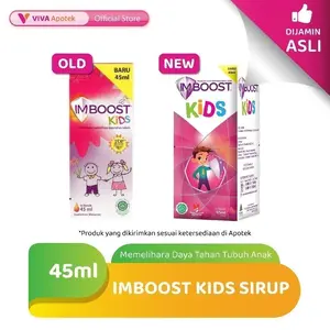 Imboost Kids Sirup untuk Memelihara Daya Tahan Tubuh Anak (45 ml)