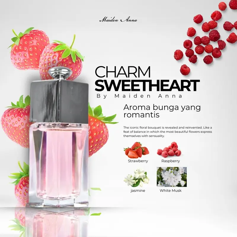 MAIDENN ANNA 3IN1 I EDP Perfume Wanita White Gold 30Ml 3