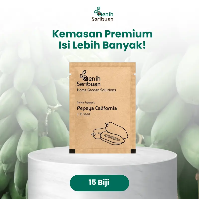 Benih Buah Pepaya California F1 Hibrida Premium - Benih Seribuan 1